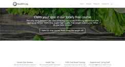 Desktop Screenshot of healthvi.org
